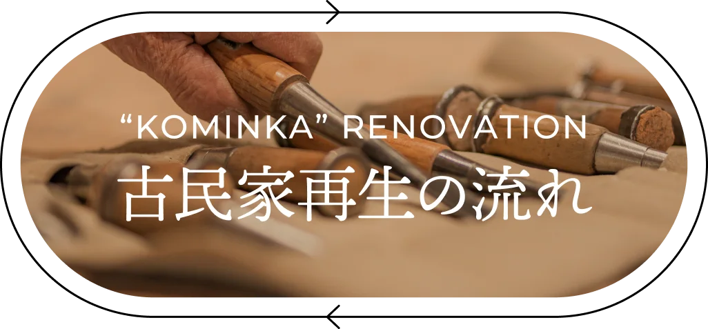古民家再生の流れ